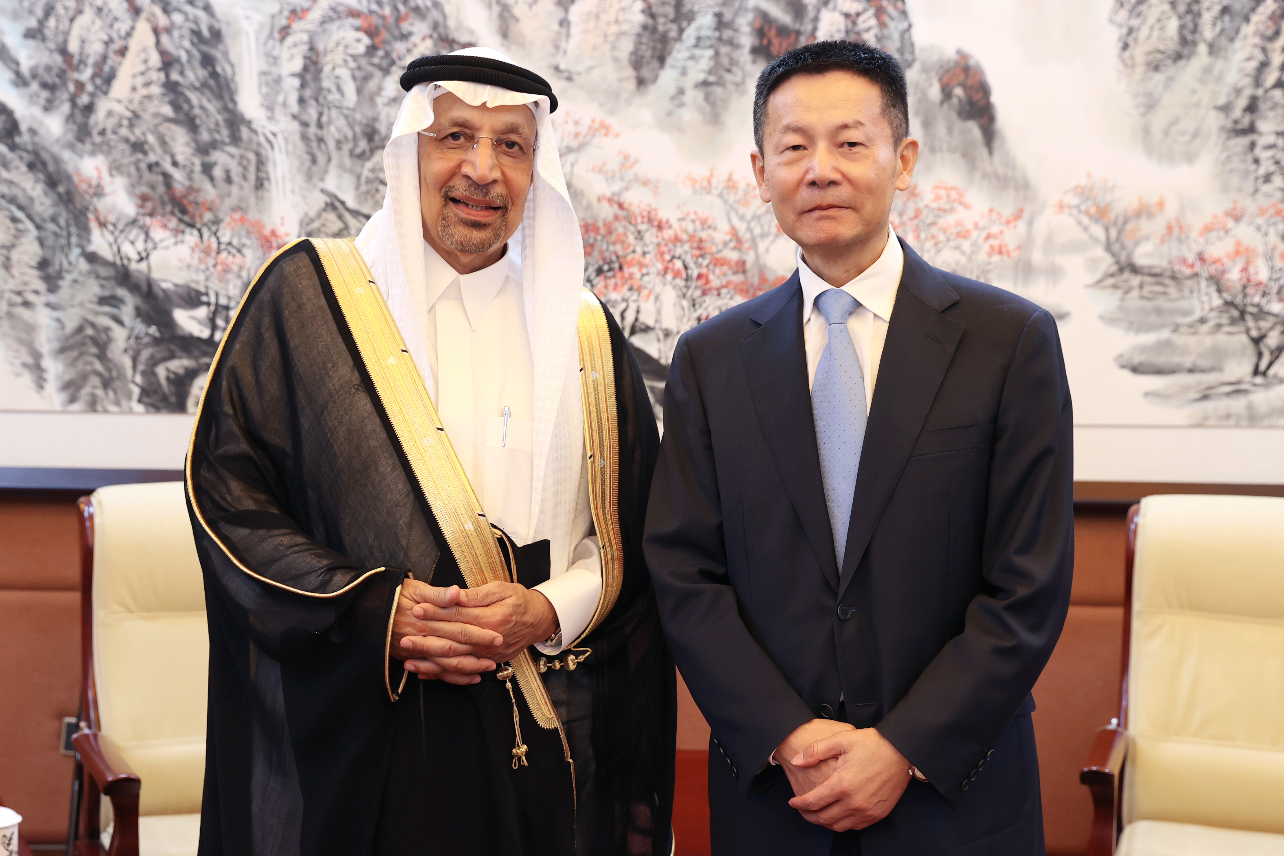 吳清主席會(huì )見(jiàn)沙特投資大臣法利赫